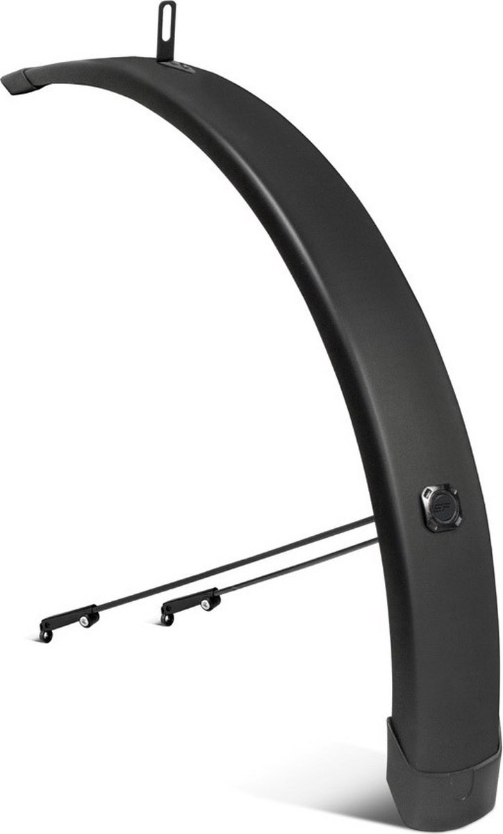 eurofender voorspatbord 20 inch 65mm urban arrow mat zwart tempo square