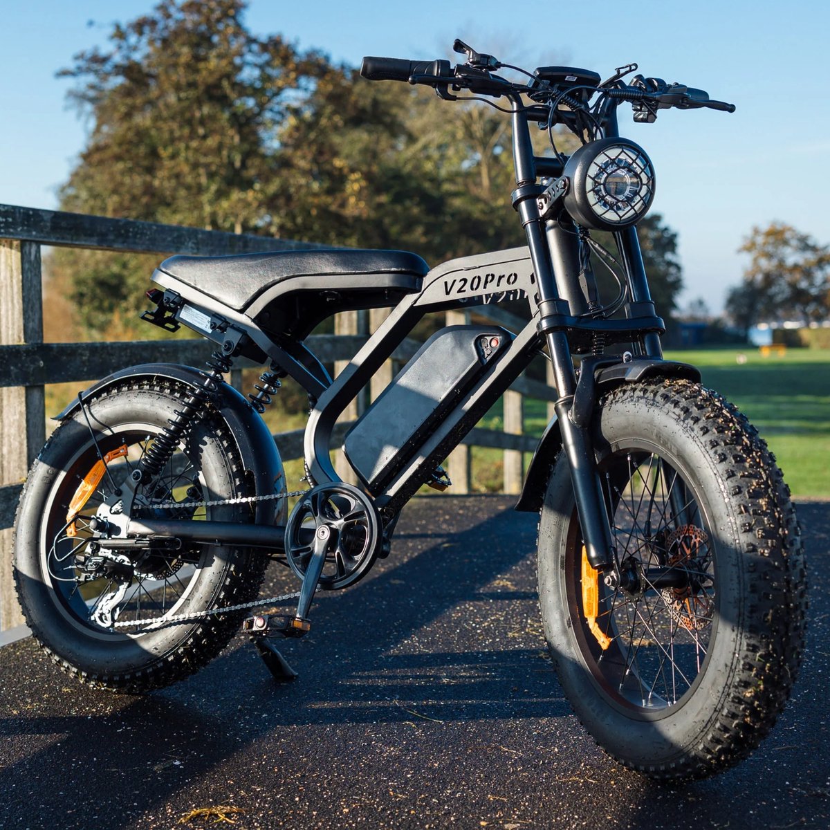 Fatbike V20 Pro 5.0 – 90 km Actieradius – Hydraulische Schijfremmen – Dubbele Vering – Brede 5.0 Inch Banden – Eenvoudige Montage Fiets (elektrisch) kopen online