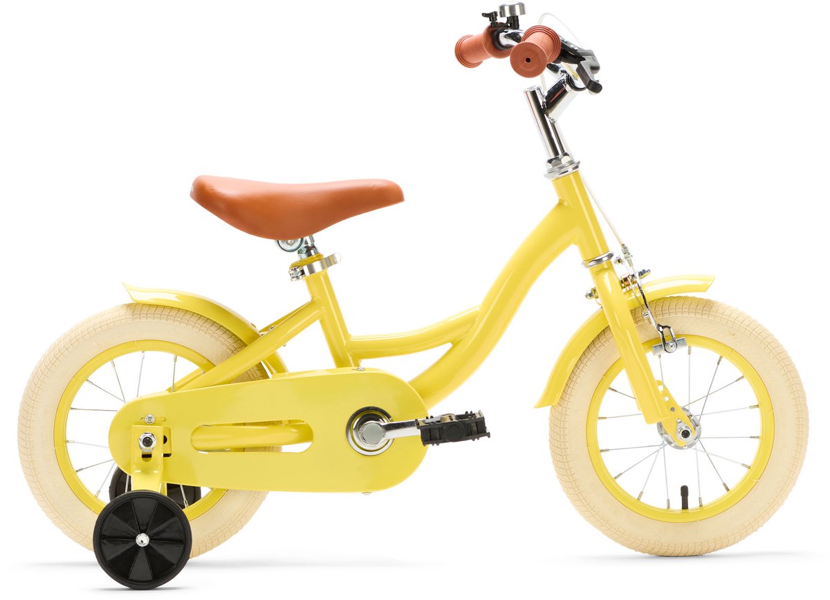 Generation Blanco 12 Inch Geel – Kinderfiets - Fiets voor kinderen van 2 tot 4 jaar Kinderfiets kopen online