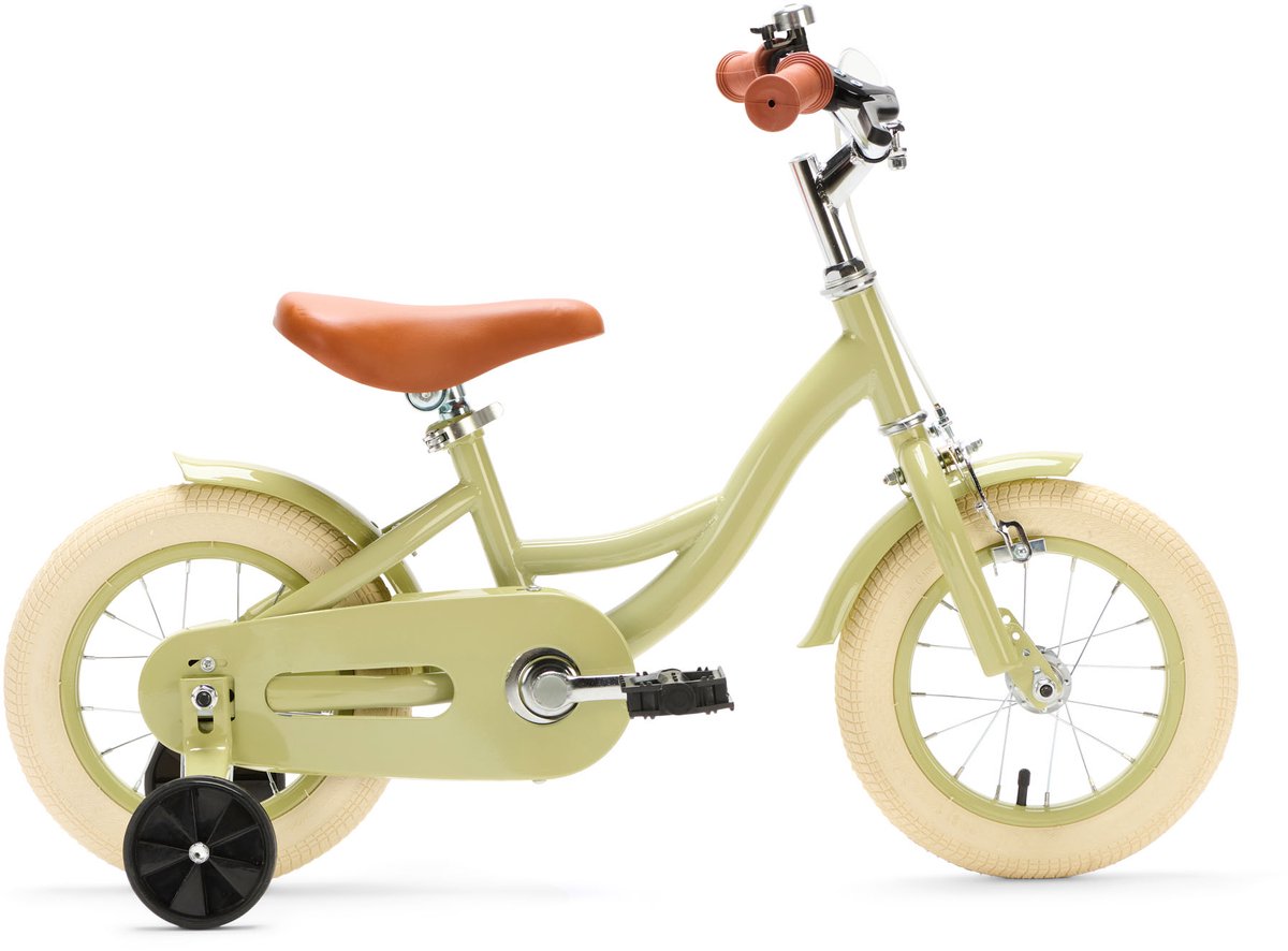 Generation Blanco 12 Inch Olijfgroen – Kinderfiets - Fiets voor kinderen van 2 tot 4 jaar Kinderfiets kopen online