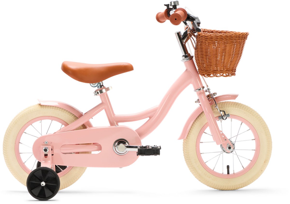 Generation Blanco 12 Inch Roze – Kinderfiets met Mandje - Fiets voor kinderen van 2 tot 4 jaar Kinderfiets kopen online