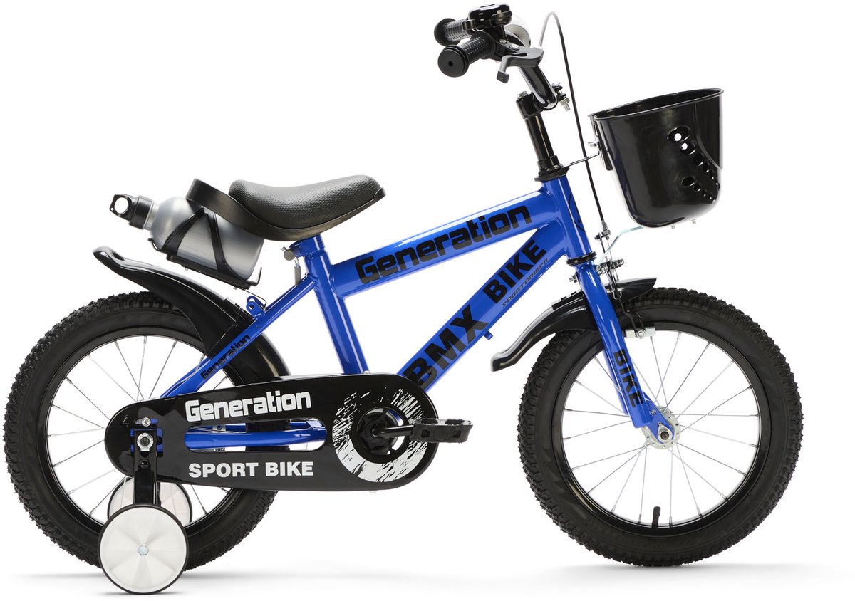 Generation BMX 14 inch Blauw – Kinderfiets - Fiets voor kinderen van 3 tot 5 jaar Kinderfiets kopen online