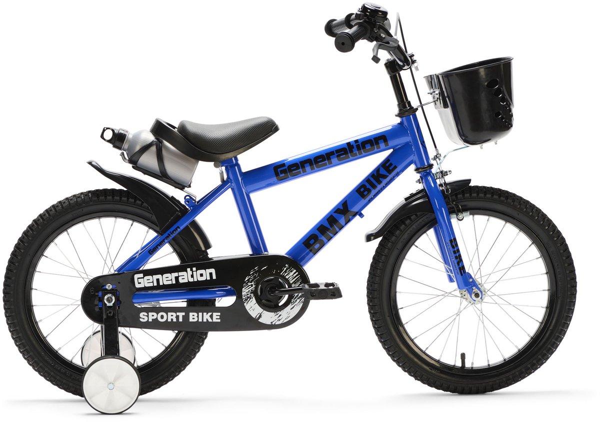 Generation BMX 16 inch Blauw – Kinderfiets - Fiets voor kinderen van 4 tot 6 jaar Kinderfiets kopen online