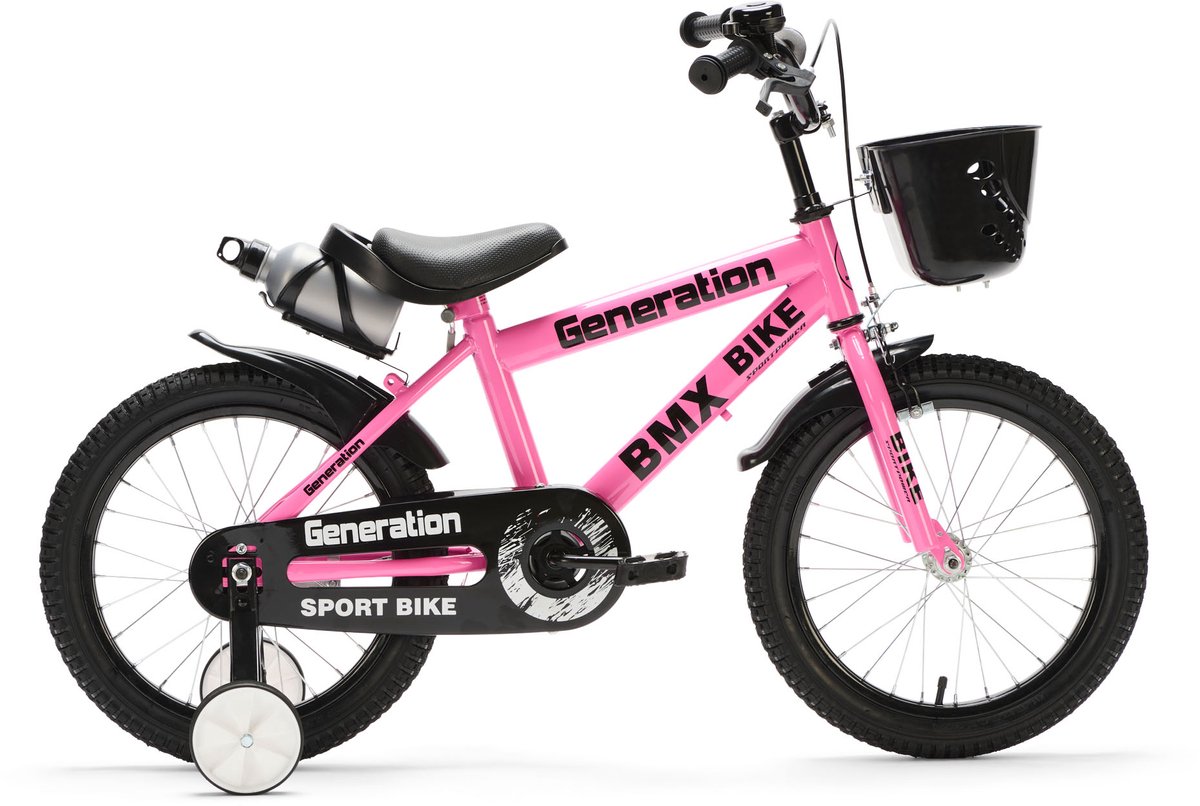 Generation BMX 16 inch Roze – Kinderfiets - Fiets voor kinderen van 4 tot 6 jaar Kinderfiets kopen online