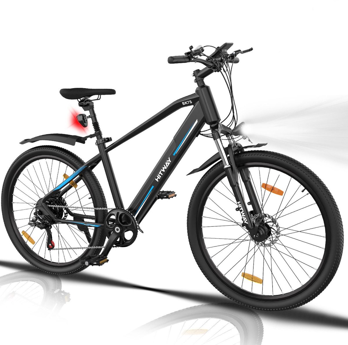 hitway elektrische fiets bk7s 26 inch elektrische mountainbike 250w off road e bike met 60km bereik 7 versnellingen ip54 waterdicht
