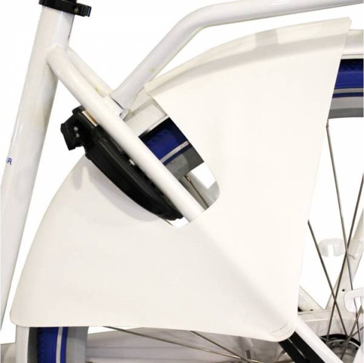 Jasbeschermer wit leer vintage Fiets kopen online