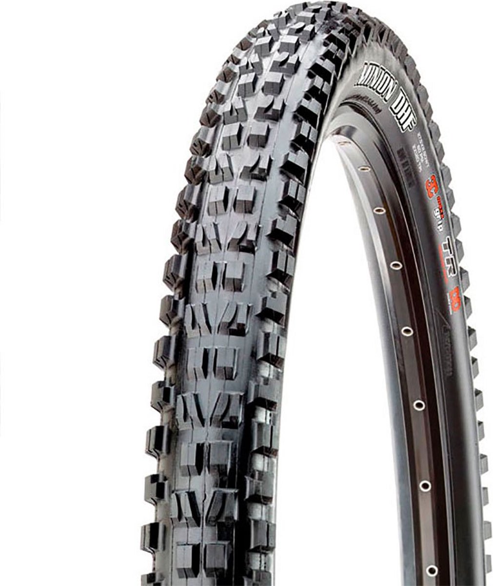 maxxis minion dhf exo tr 60 tpi tubeless 29 x 2 50 mtb band zwart 29 x 2 50