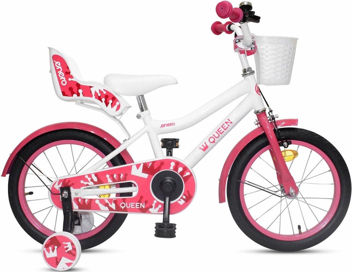 meisjesfiets 16 inch rood staal