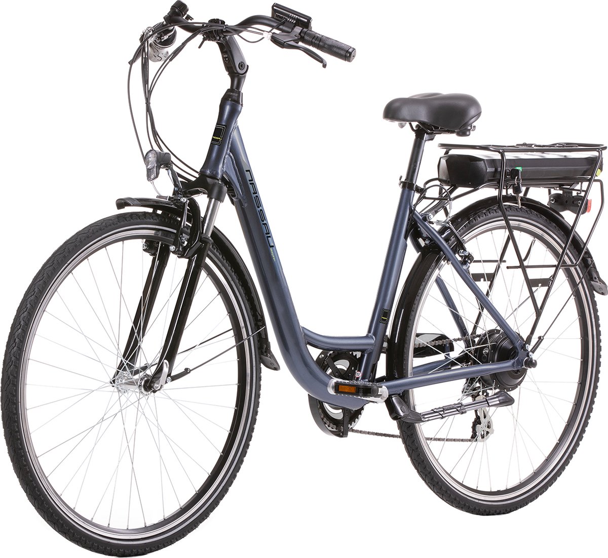 Nassau Dolphin elektrische damesfiets 13Ah 7sp 26 inch grijs Fiets (elektrisch) kopen online