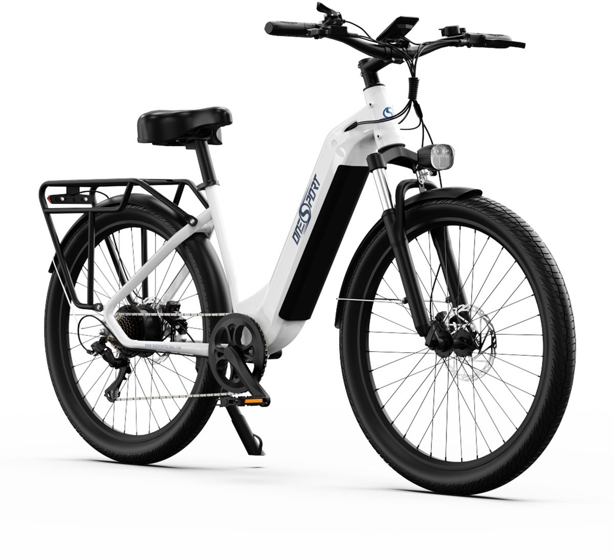 ONESPORT OT05 27,5 Inch voor Dames en Heren-Elektrische Fiets met Navenmotor- 18,2Ah Verwijderbare Accu-Hydraulische Schijfremmen-Pedelec met Bluetoothfunctie Fiets (elektrisch) kopen online