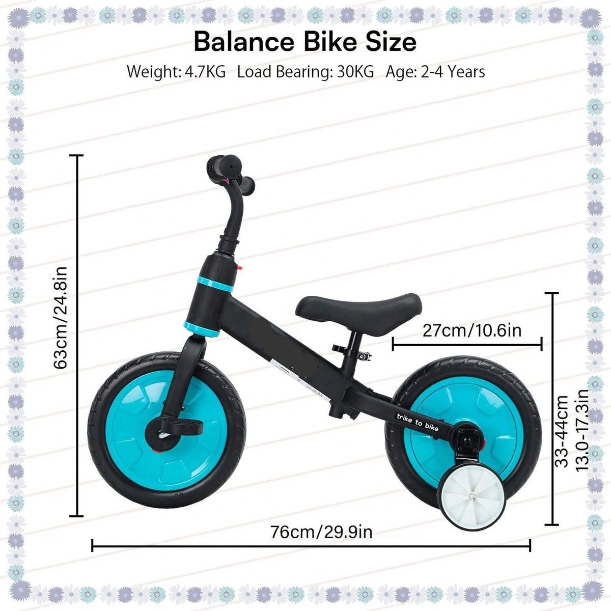 peuter oefenfiets kinderfiets loopfiets zijwieltjes unisex 2 6 jaar oud