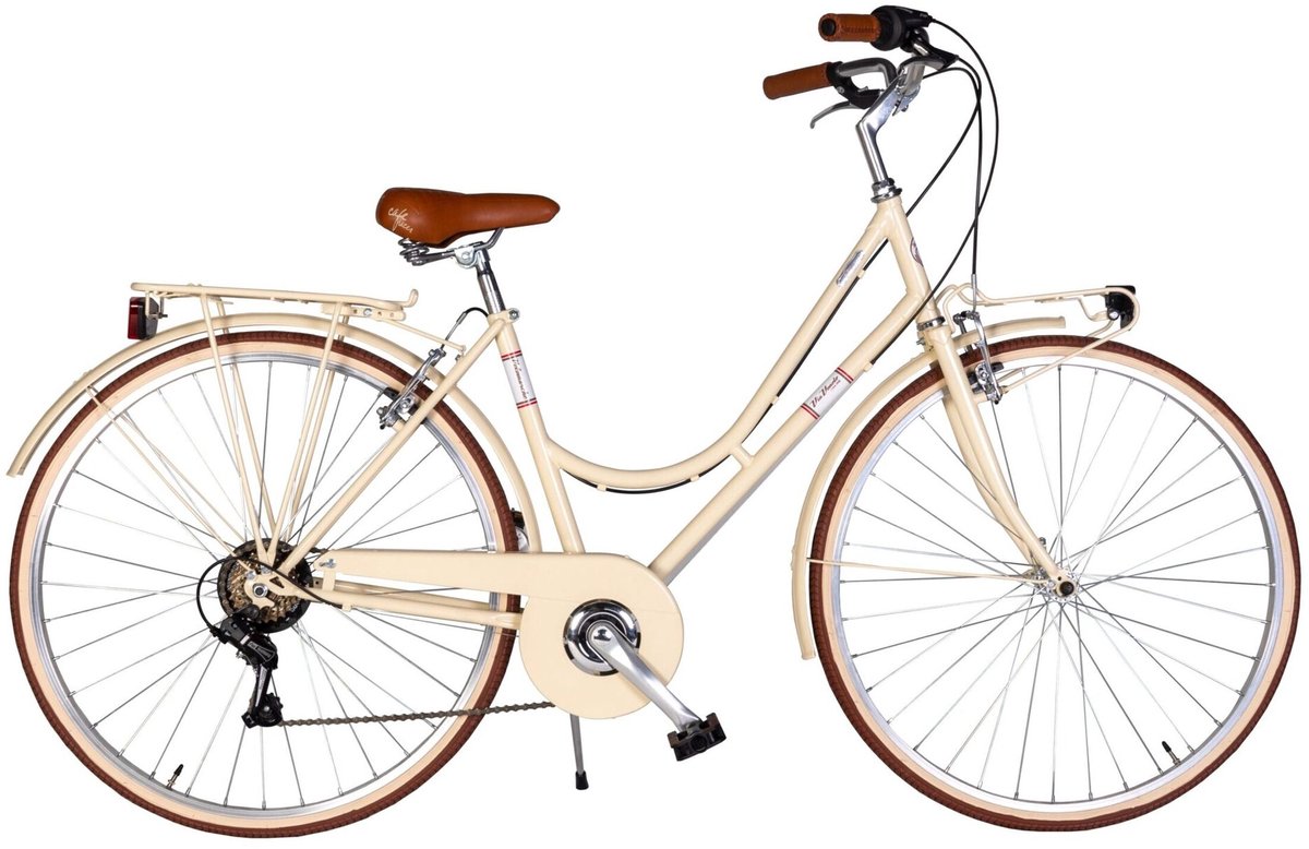 retrofiets 28 inch condorino lady beige cappuccino