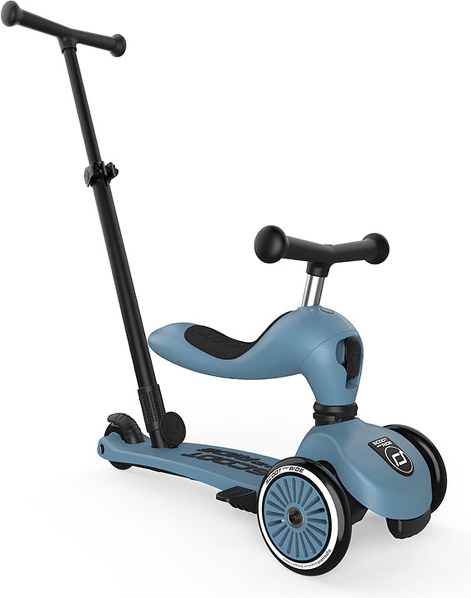 scoot ride highwaykick 1 push go steel