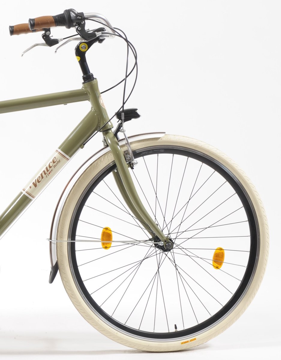 stadsfiets 28 inch 605 aluminium man groen