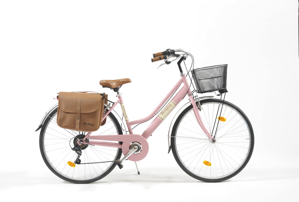stadsfiets 28 inch 605 dames roze