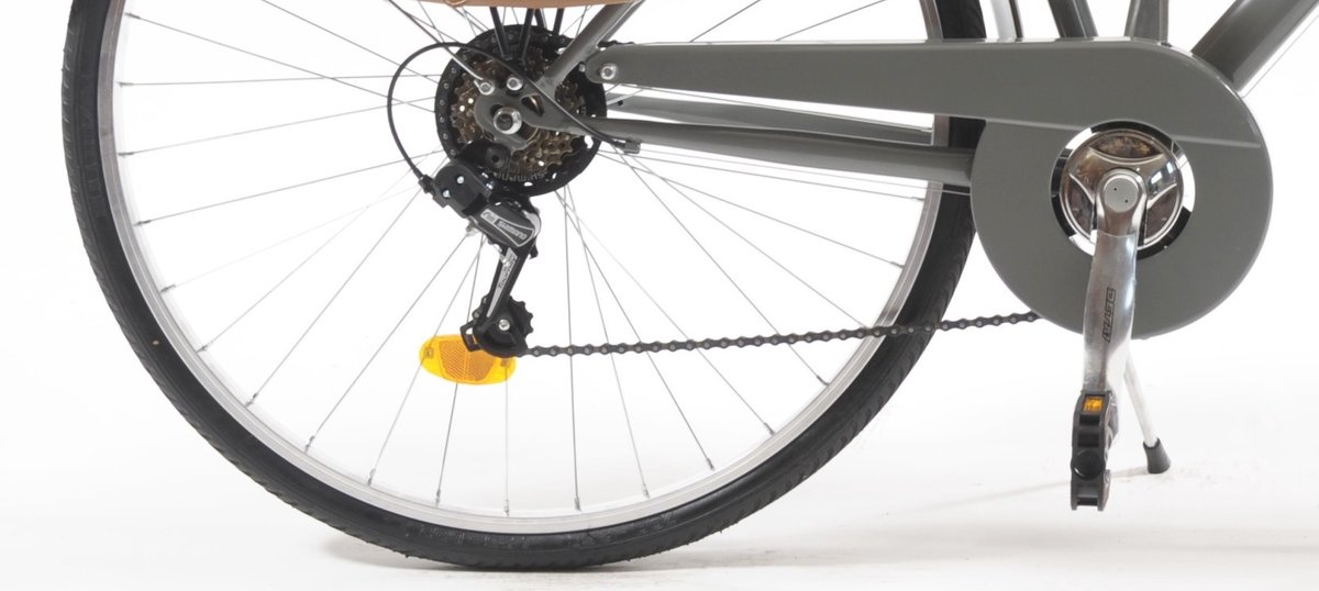 stadsfiets 28 inch 605 lady grijs