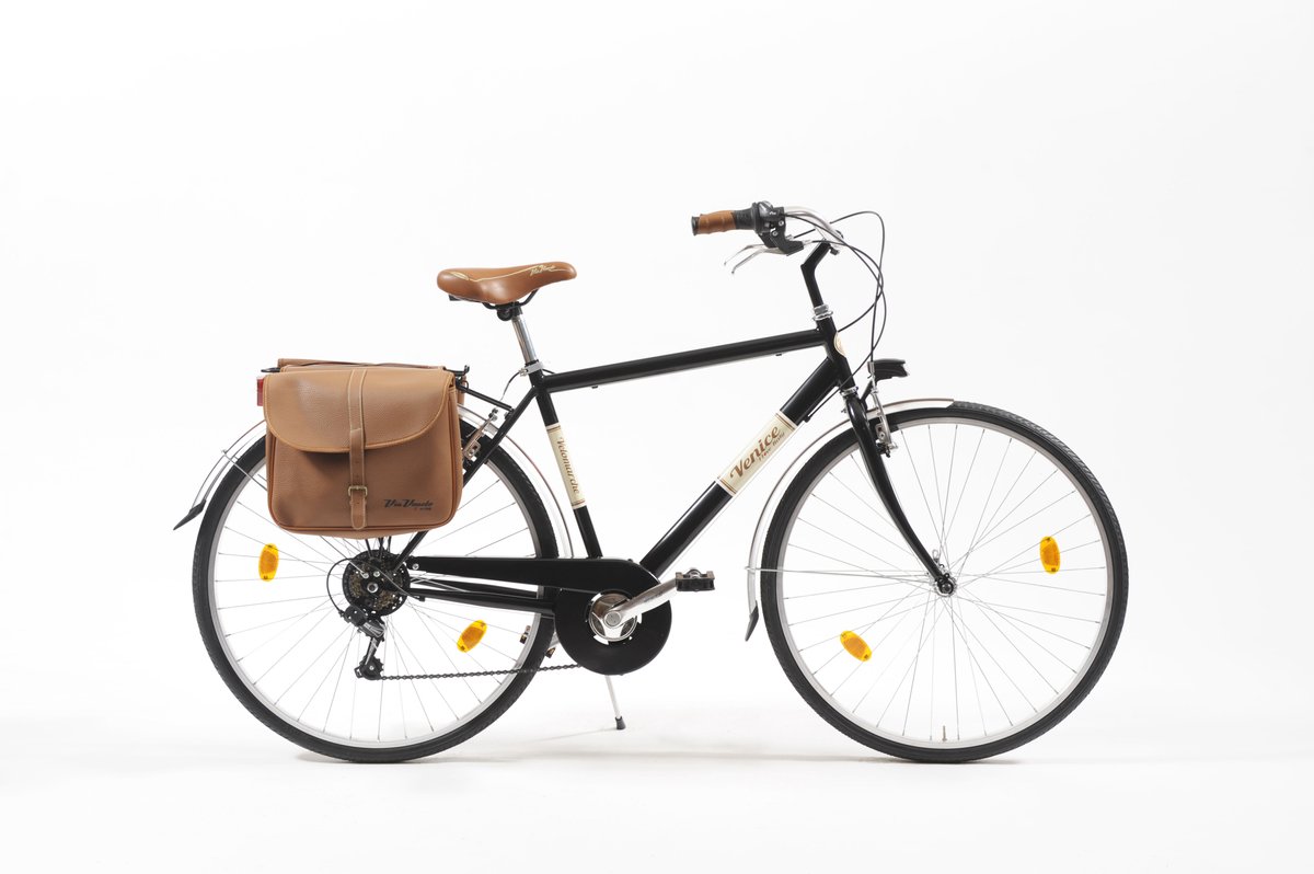 stadsfiets 28 inch 605 man zwart