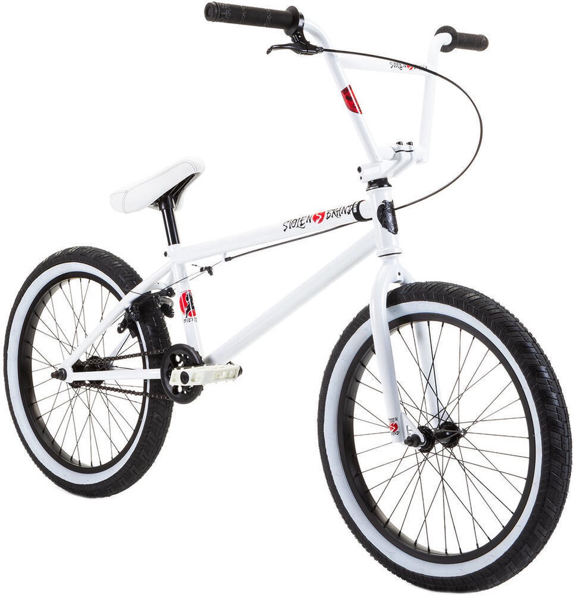Stolen Overlord 20'' 2022 Freestyle BMX Fiets (20.75|Snow Blind White) Fiets kopen online