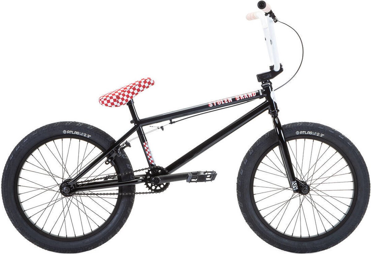 Stolen Stereo 20'' 2022 Freestyle BMX Fiets (20.75|Black/Red Fast Times) Fiets kopen online