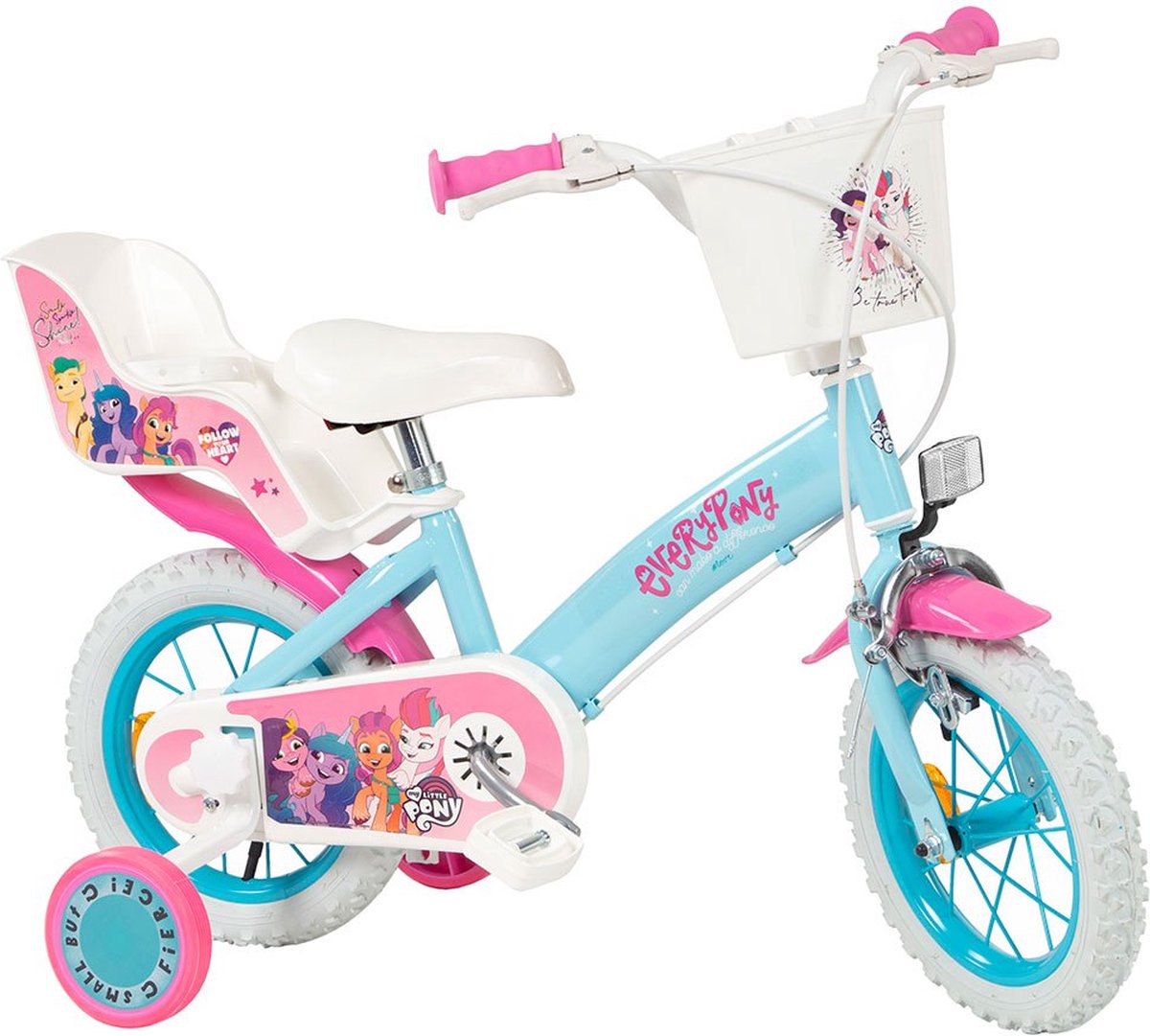toimsa my little pony kinderfiets 12 inch meisjes 21 5 cm lichtblauw