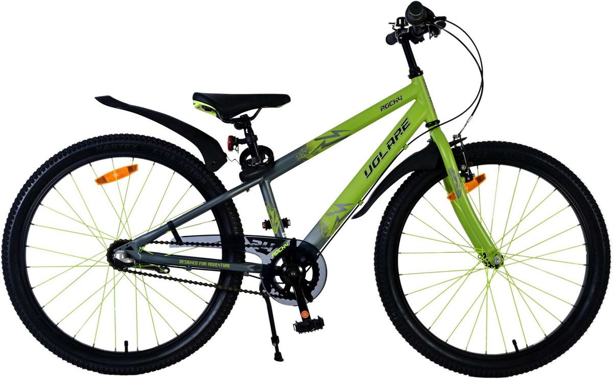 Volare Rocky Kinderfiets - 24 inch - Groen - Shimano Nexus 3 versnellingen Kinderfiets kopen online