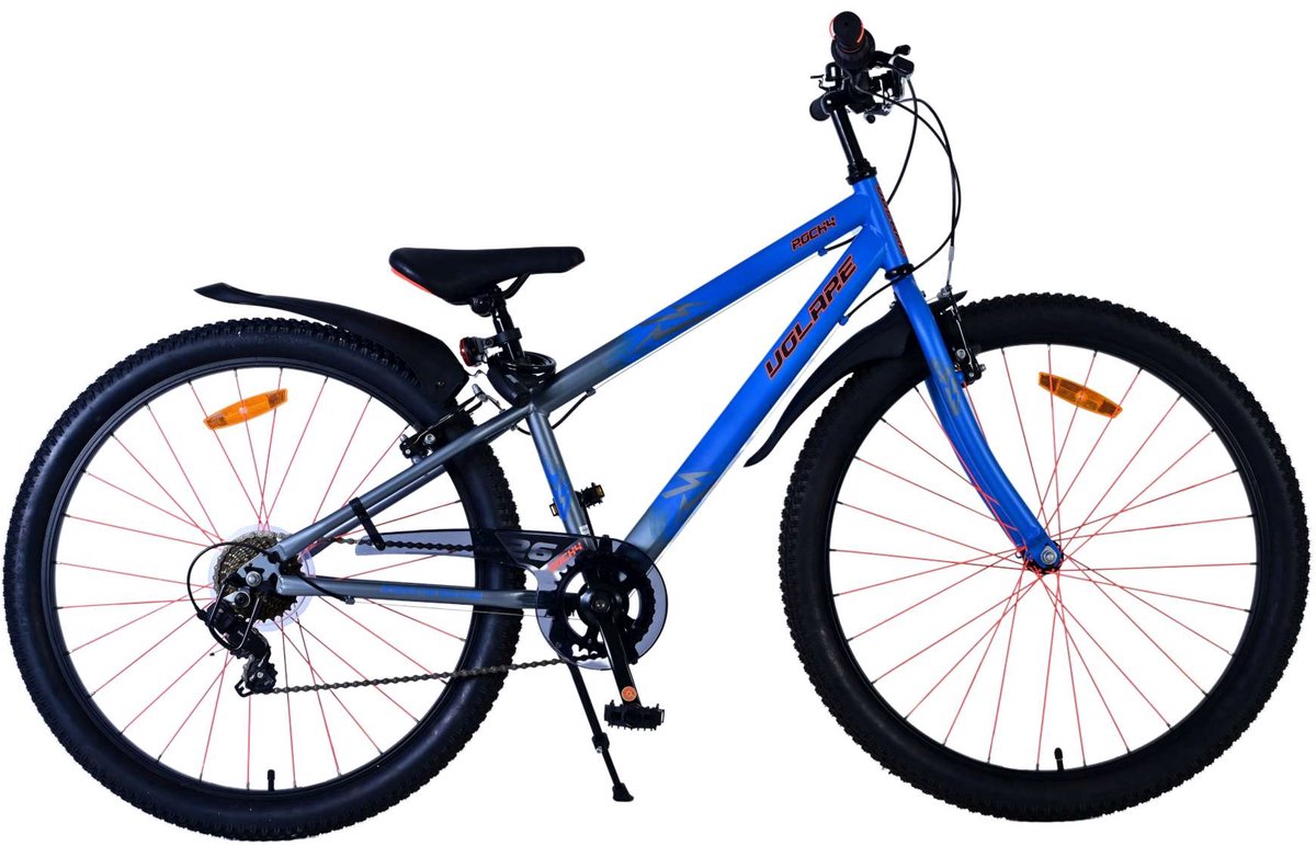 Volare Rocky Kinderfiets - 26 inch – Blauw – 7 versnellingen Kinderfiets kopen online