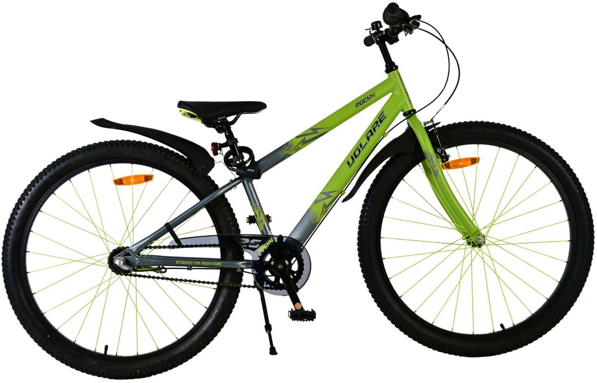 Volare Rocky Kinderfiets - 26 inch - Groen - Shimano 3 versnellingen Kinderfiets kopen online