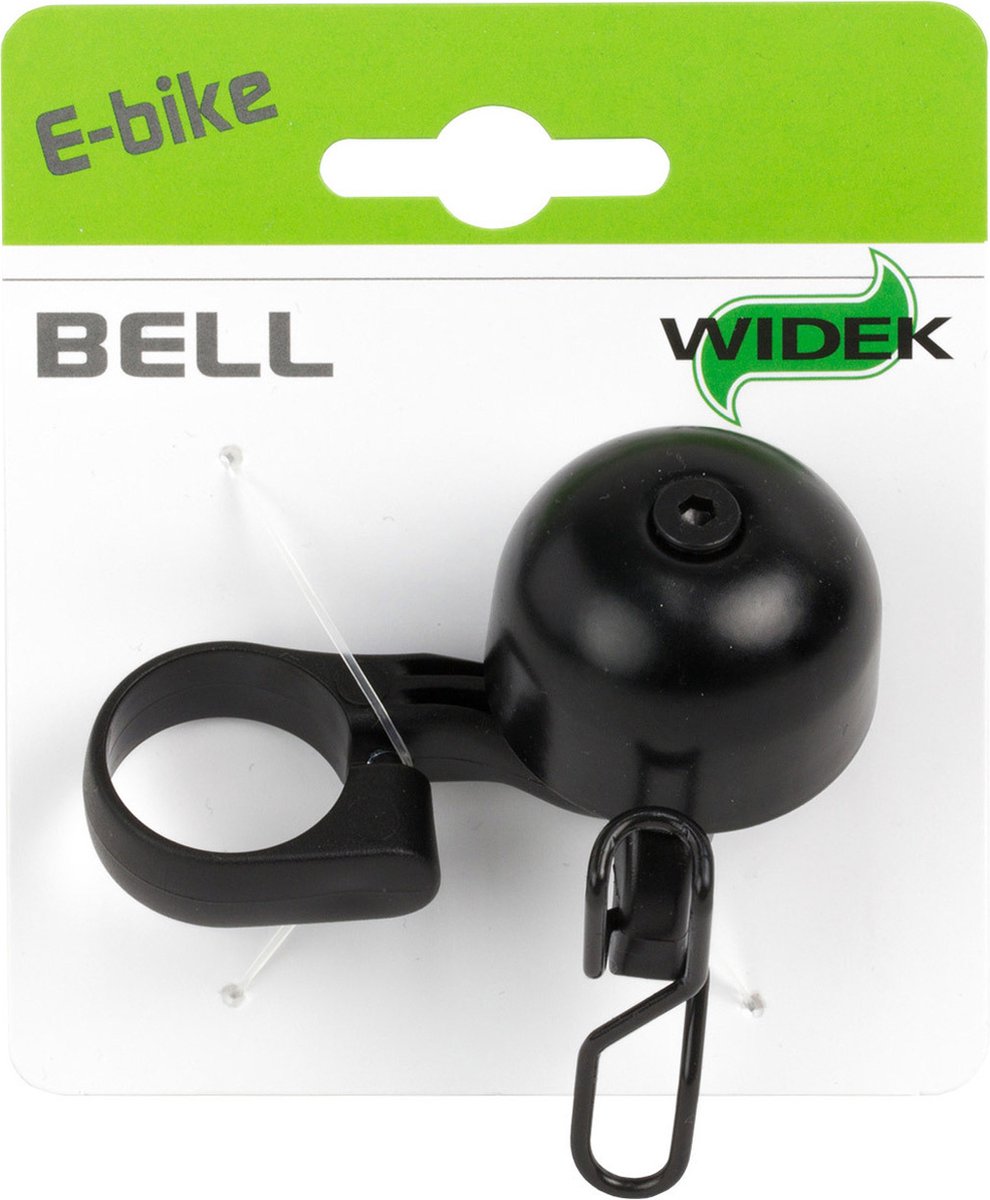 widek e bike bel all black messing op kaart