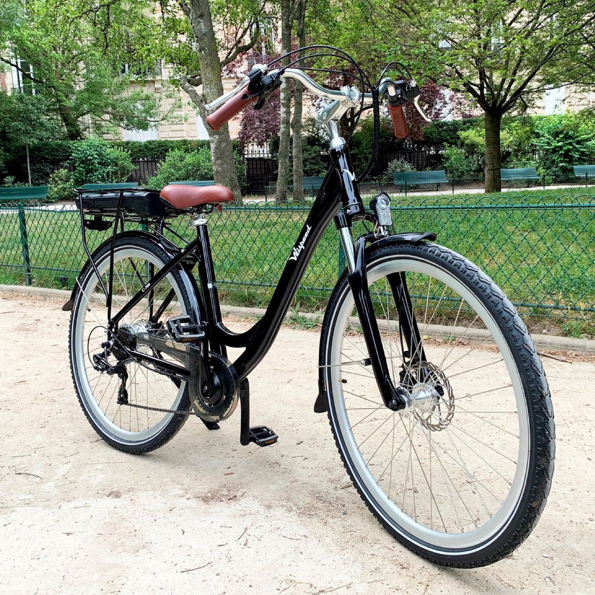 Wispeed C300 - Elektrische fiets - 28 inch wielen - 80km bereik - Achterwielmotor - 51 cm - 7 Versnellingen - Hydraulische Schijfrem - Zwart Fiets (elektrisch) kopen online