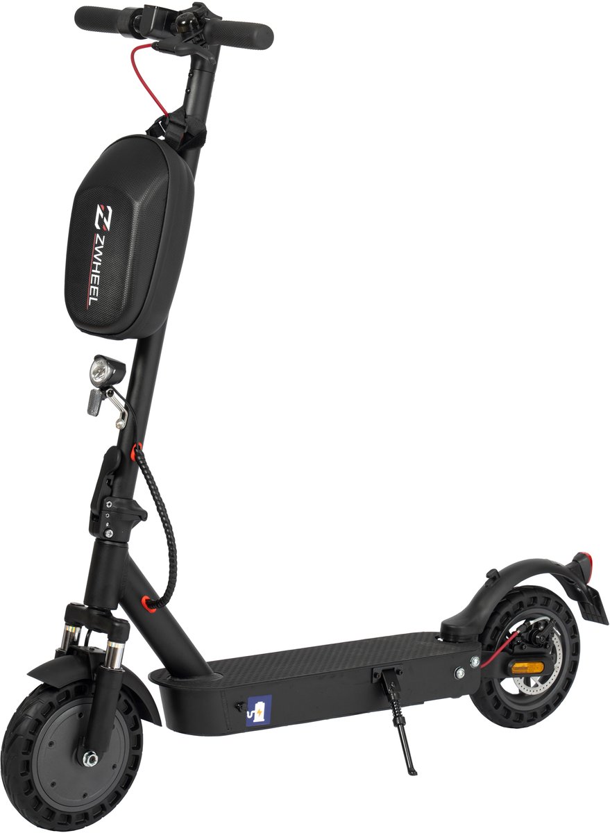 zhweel e9 max e scooter elektrische step met 10 inch massarubber honingraatbanden en viervoudige vering 500w motor en 360wh accu 35 45 km actieradius led verlichting