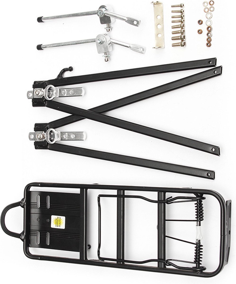 bagagedrager verstelbaar 2628 inch zwart