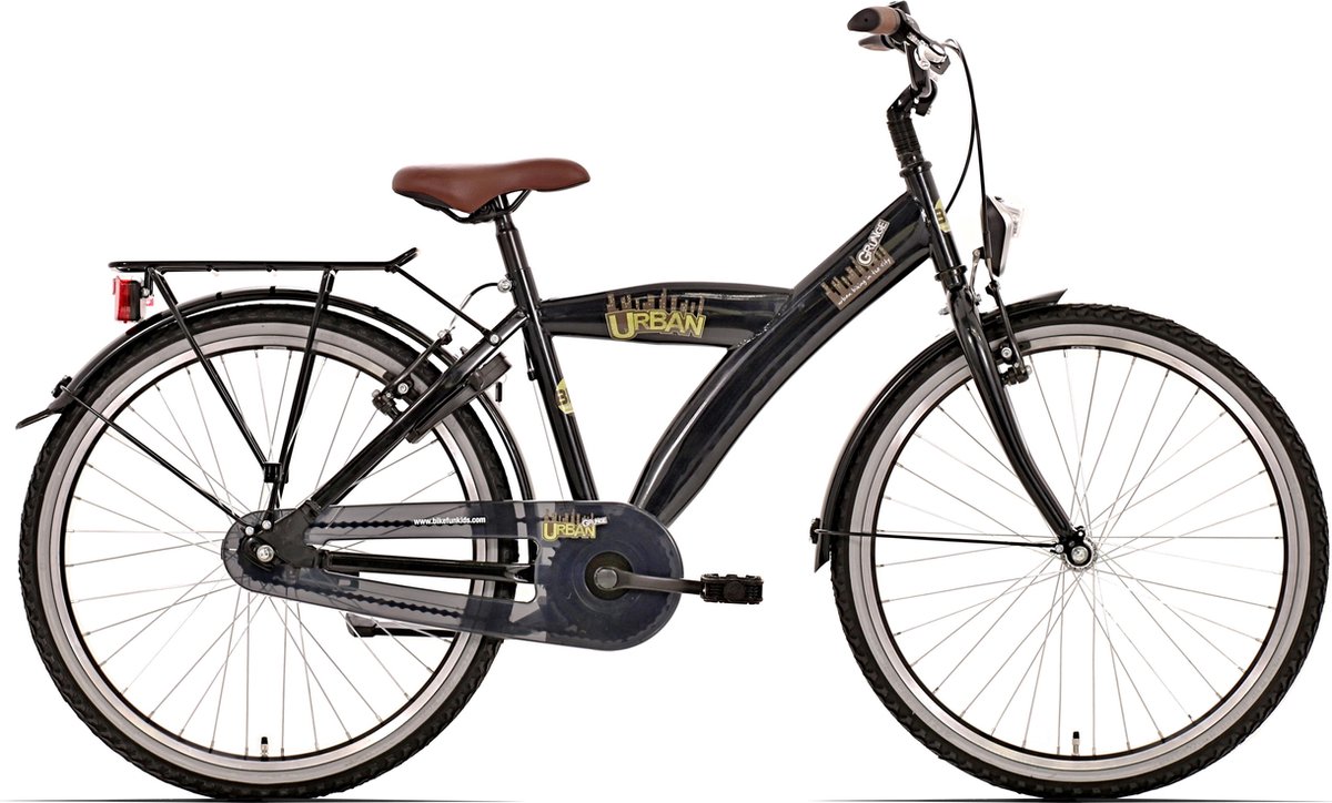 bike fun urban 26 inch 3v zwart
