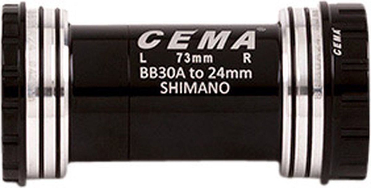 cema bb30a shimano trapaslagers zilver 73 mm