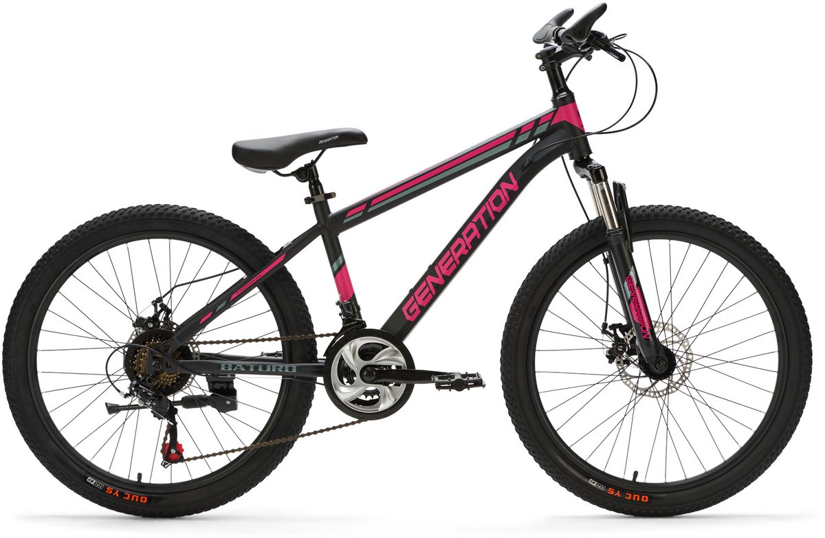 Generation Baturo mountainbike 24 inch - Roze Kinderfiets kopen online