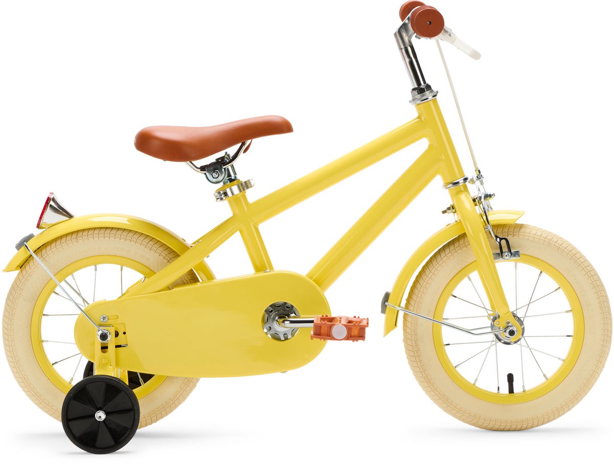 Generation Retro 12 inch Geel – Kinderfiets Kinderfiets kopen online