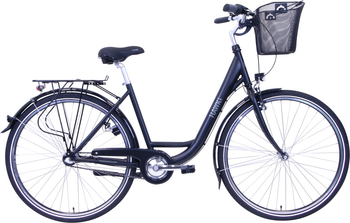 HAWK City Wave Premium Plus Zwart Fiets kopen online