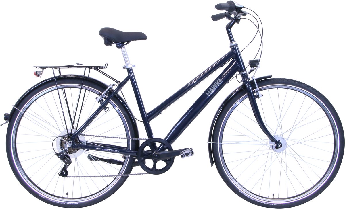 hawk citytrek gemakkelijk blauw dame
