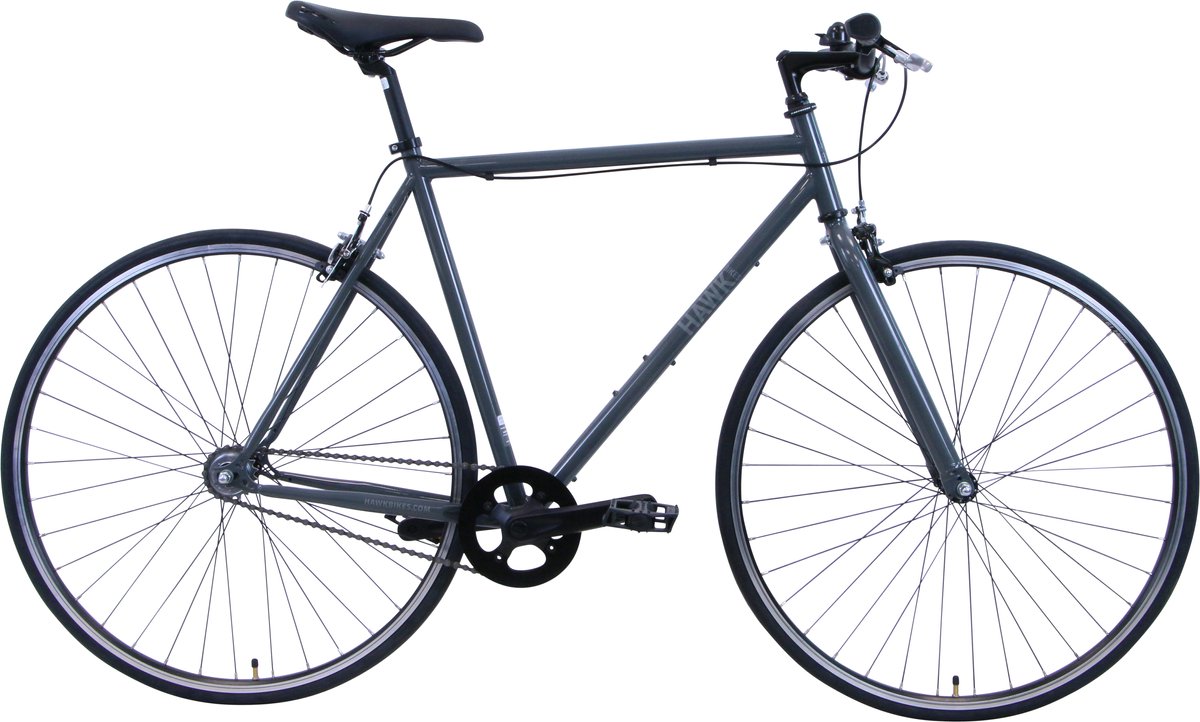 HAWK Vintage Singlespeed Grijs Fiets kopen online