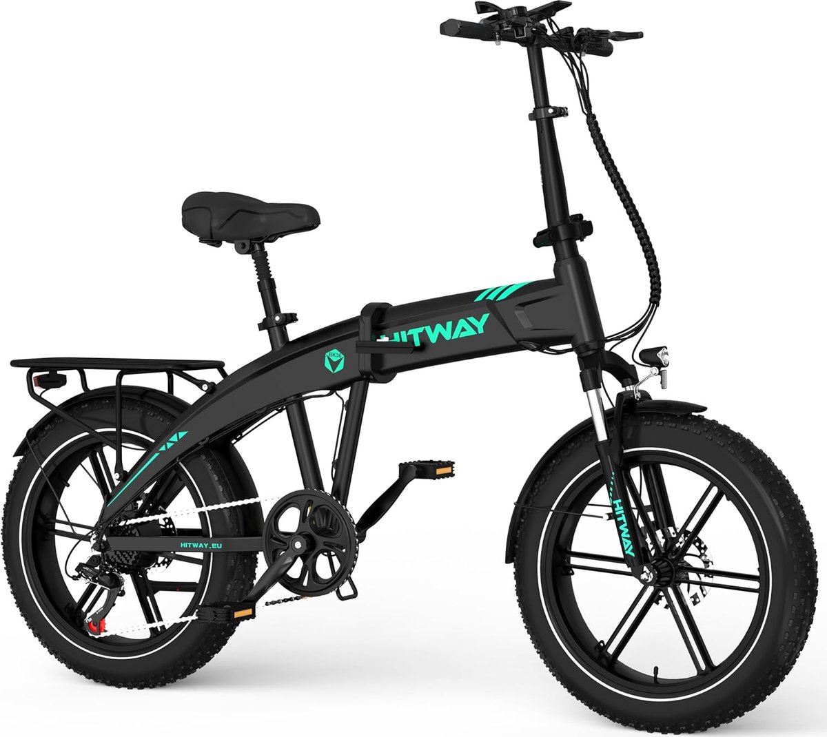 hitway elektrische fiets bk36 20 4 0 inch opvouwbare fatbike 250w 50 100km