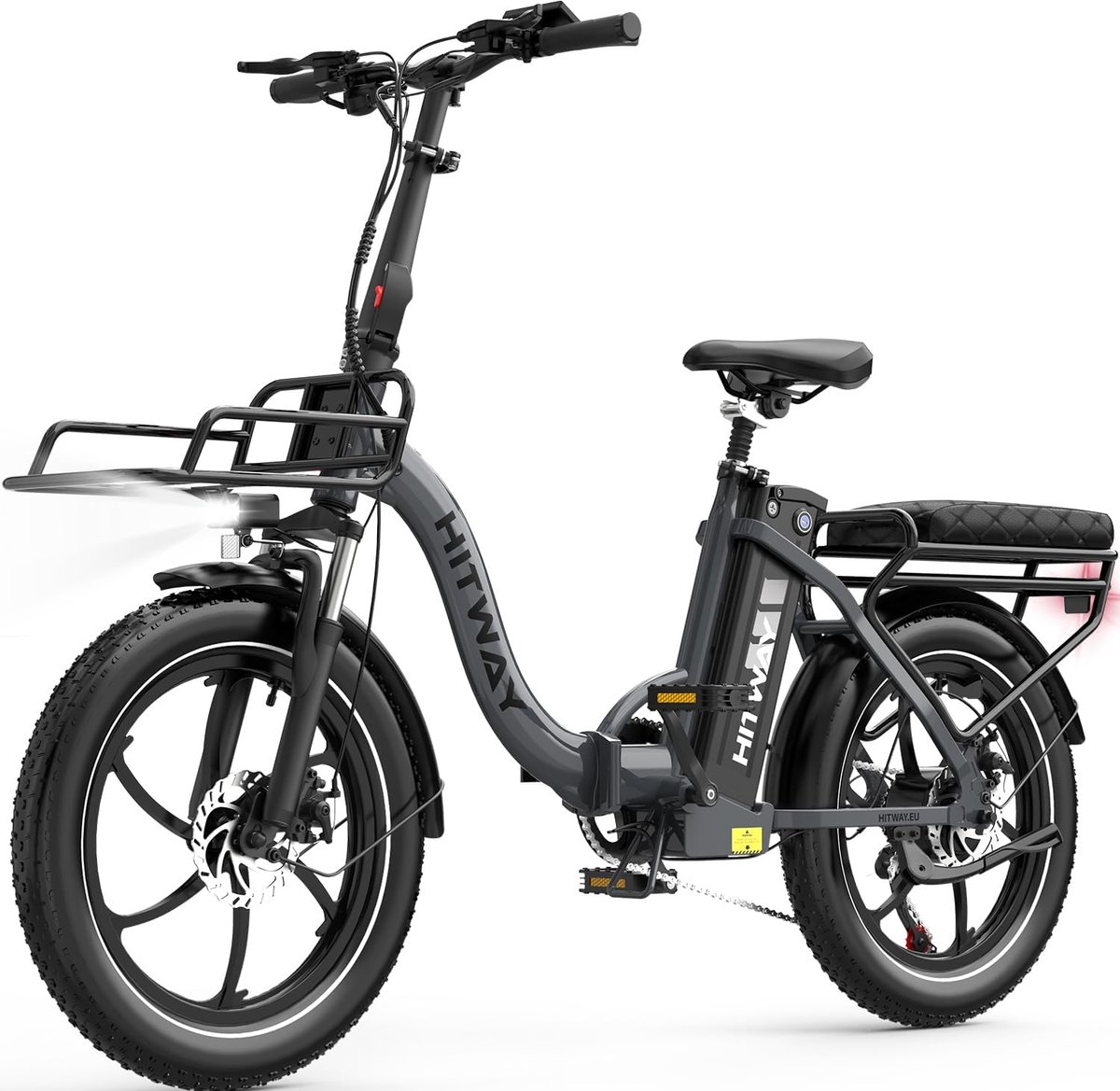 hitway elektrische fiets bk6sl1 20 3 0 inch fat tire city commuter ebike met afneembare 36v 15 6 ah lithium batterij opvouwbaar mountain e bike met 250w motor 7 versnellingen ip54 waterdicht