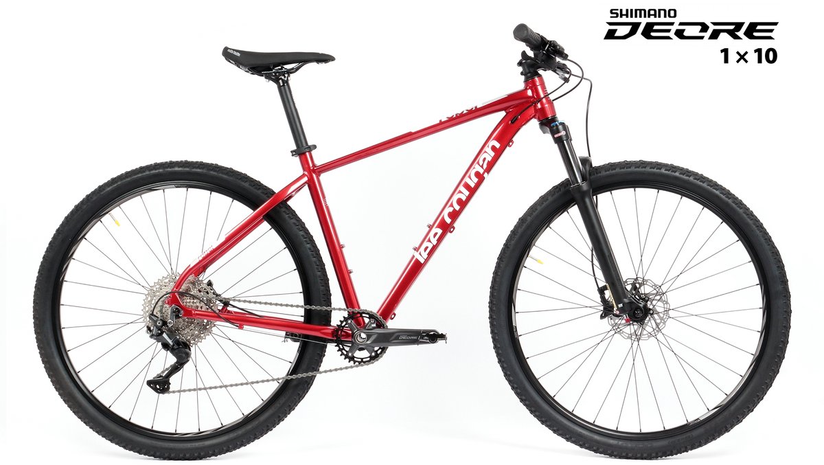 lee cougan rebel mountainbike shimano deore 1x10 framemaat s 17 rood