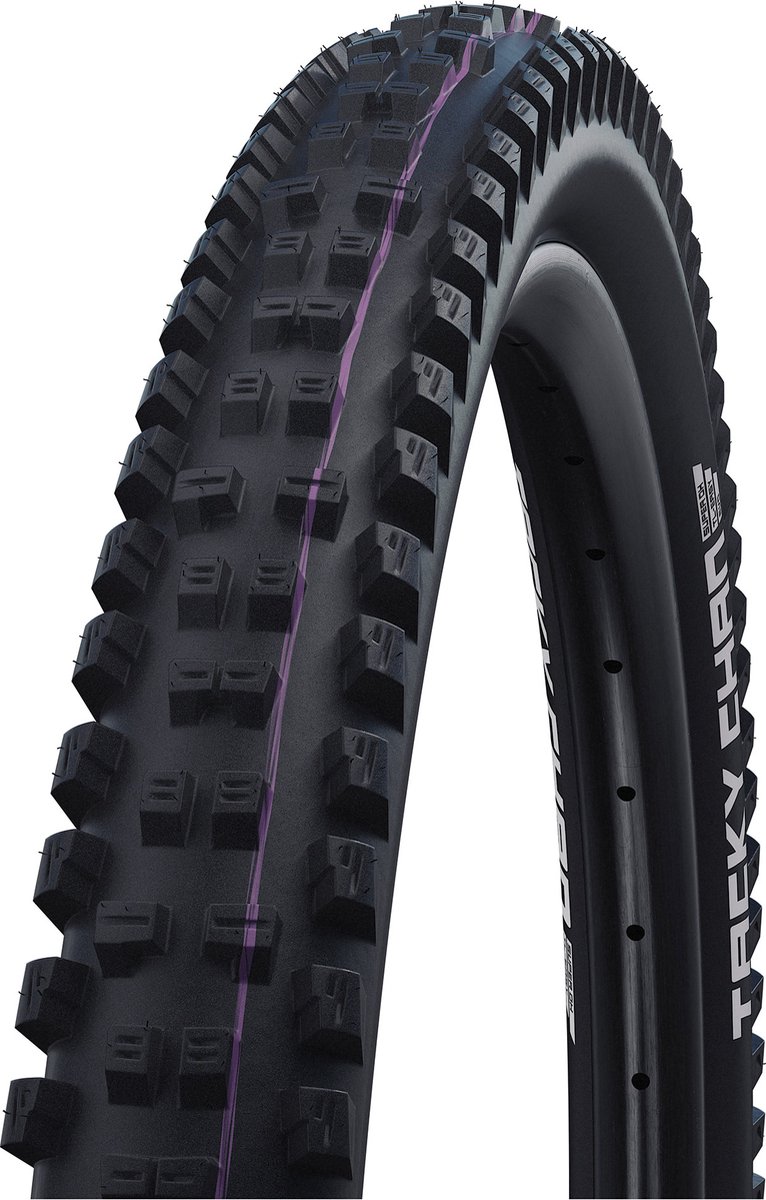 schwalbe tacky chan evo super downhill tle tubeless 29 x 2 40 stijve mtb band zwart 29 x 2 40