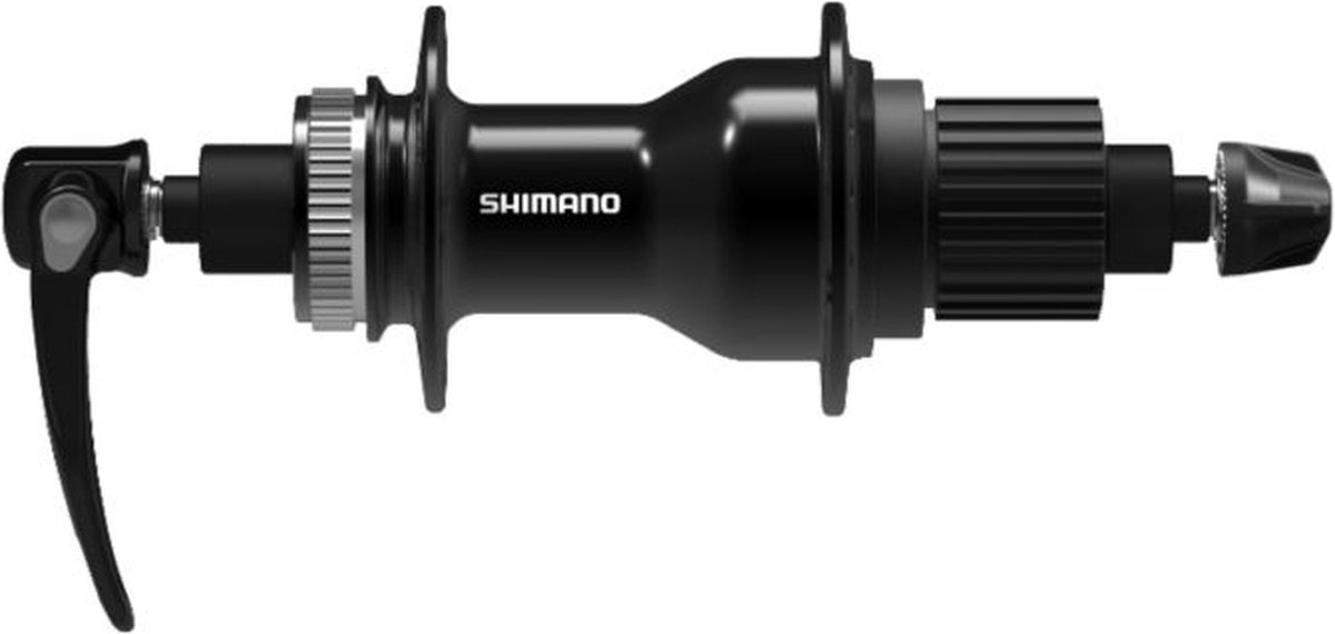 shimano achternaaf 12 speed fh qc500 ms b micro spline cl 28 gaats 135 mm inbouw zwart