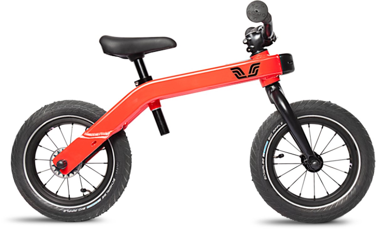 vici 3 in 1 meegroeifiets lichtgewicht voor 1 tot 5 jaar brandweer rood