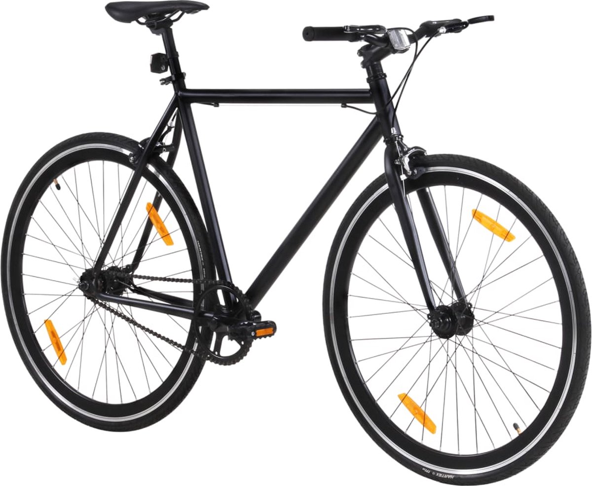 vidaxl fiets vaste versnelling 51 cm zwart