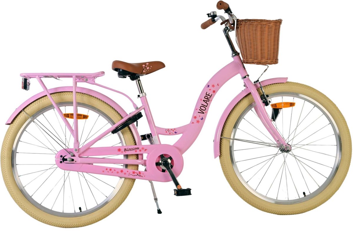 Volare Blossom Kinderfiets - Meisjes - 20 inch - Roze Kinderfiets kopen online