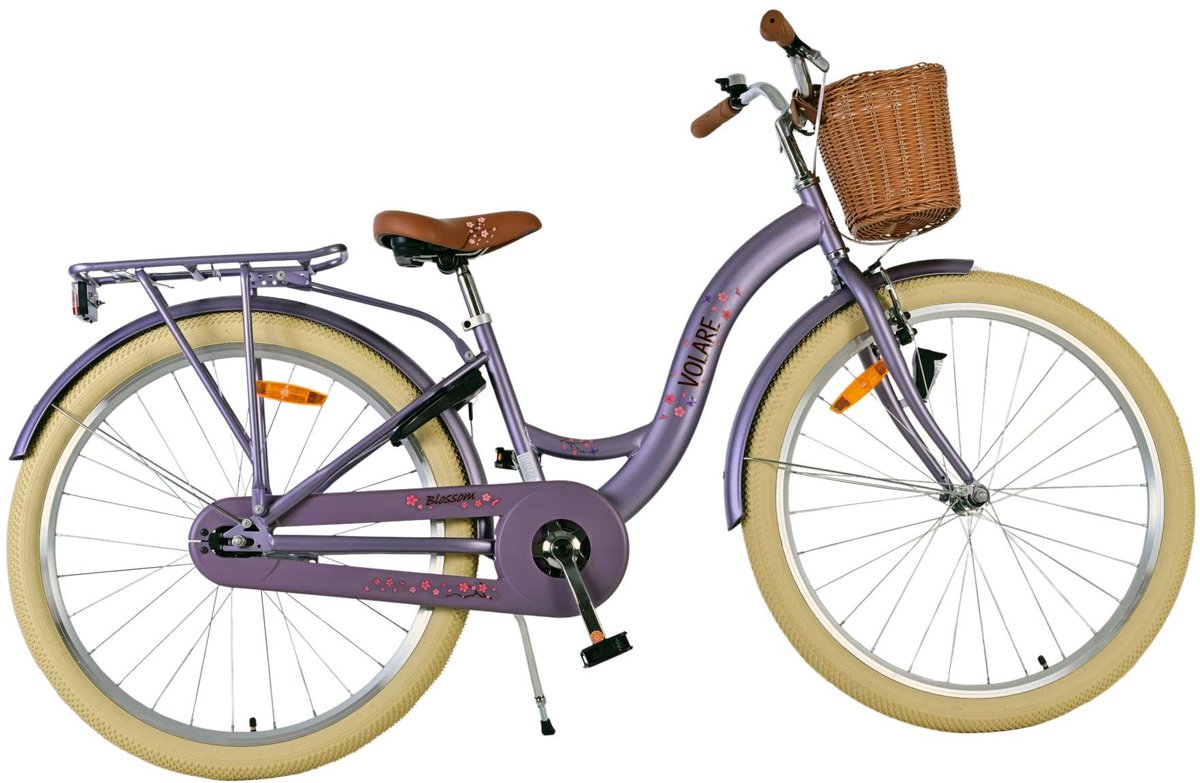 Volare Blossom Kinderfiets - Meisjes - 26 inch - Paars Kinderfiets kopen online