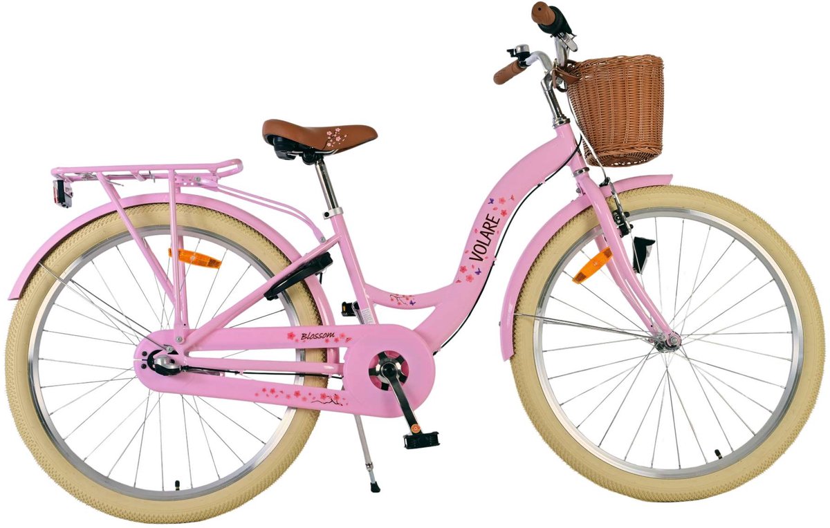 Volare Blossom Kinderfiets - Meisjes - 26 inch - Roze - Nexus 3 versnellingen Kinderfiets kopen online