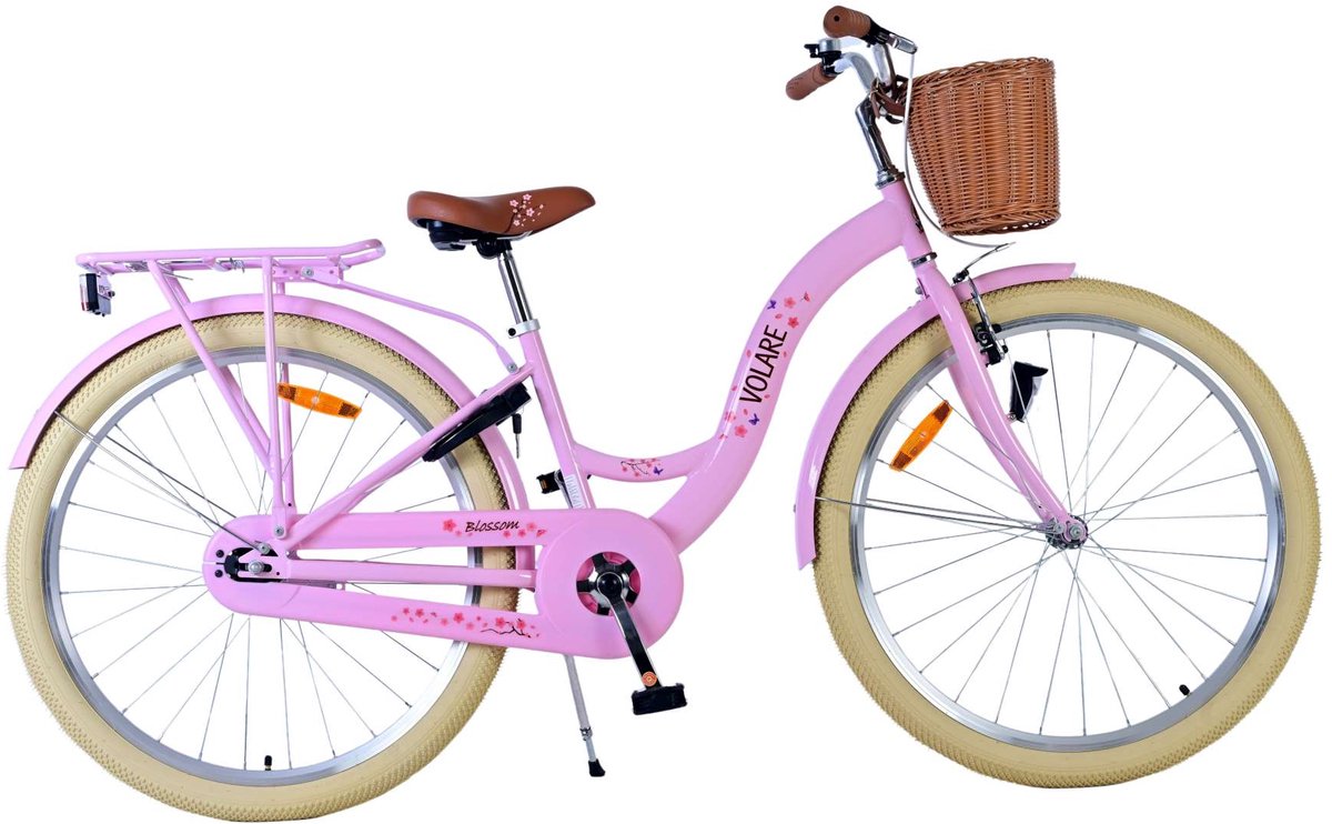 Volare Blossom Kinderfiets - Meisjes - 26 inch - Roze Kinderfiets kopen online