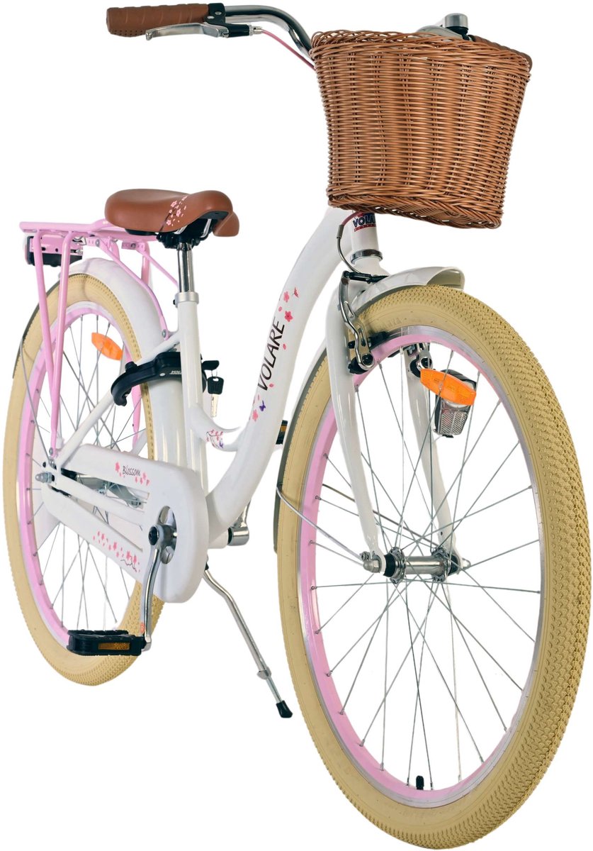 Volare Blossom Kinderfiets - Meisjes - 26 inch - Wit Kinderfiets kopen online